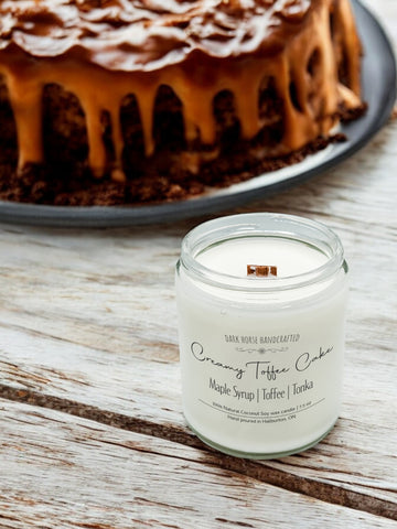 Creamy Toffee Cake - Scented Coconut Soy Candle